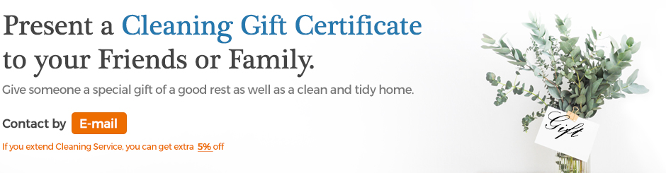 Cleaning Gift Certificates
